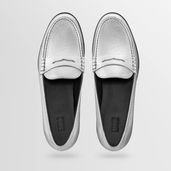 KOIO Brera Loafer in Sterling (Silver)/ size 39 - Picture 3 of 13